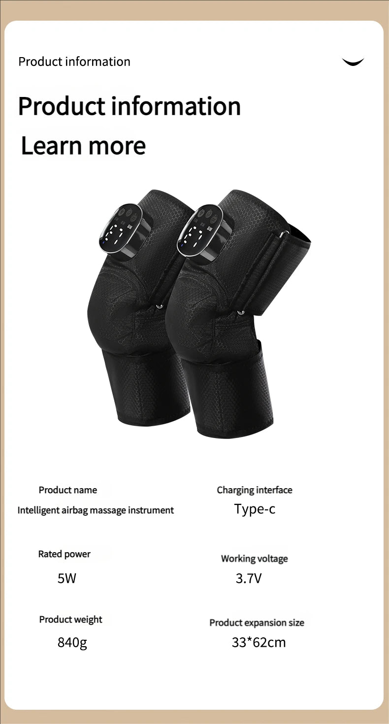 Heated Airbag Knee Massager