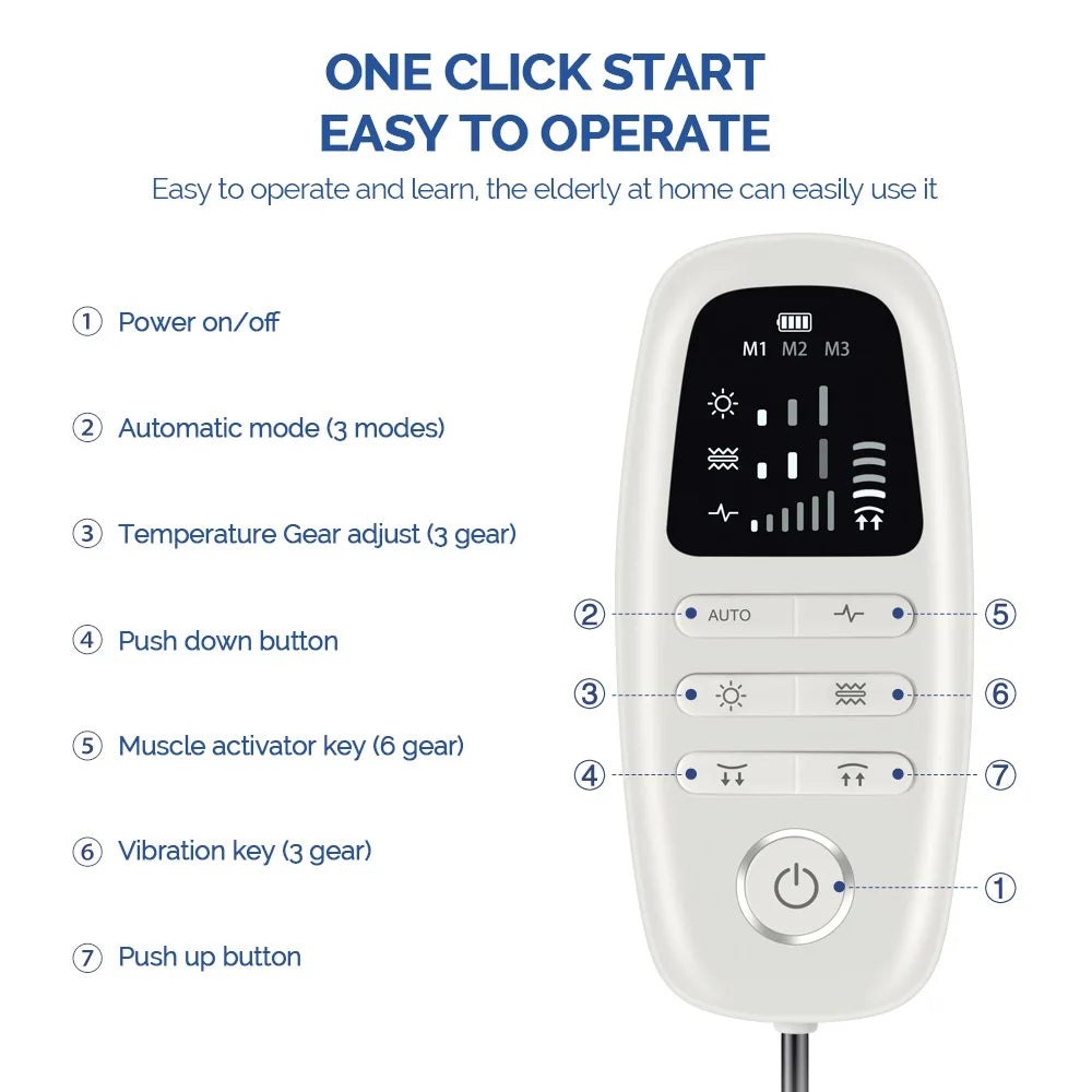 Lumbar Traction Vibration Massager