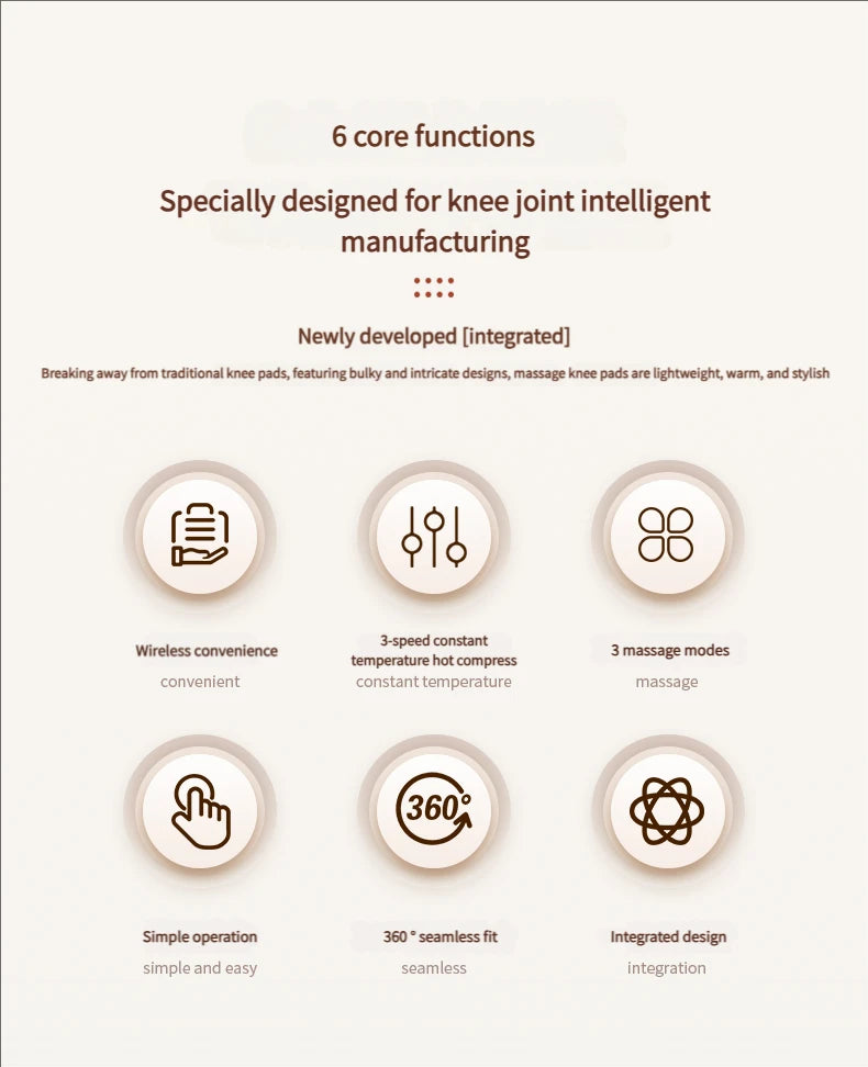 Heated Airbag Knee Massager