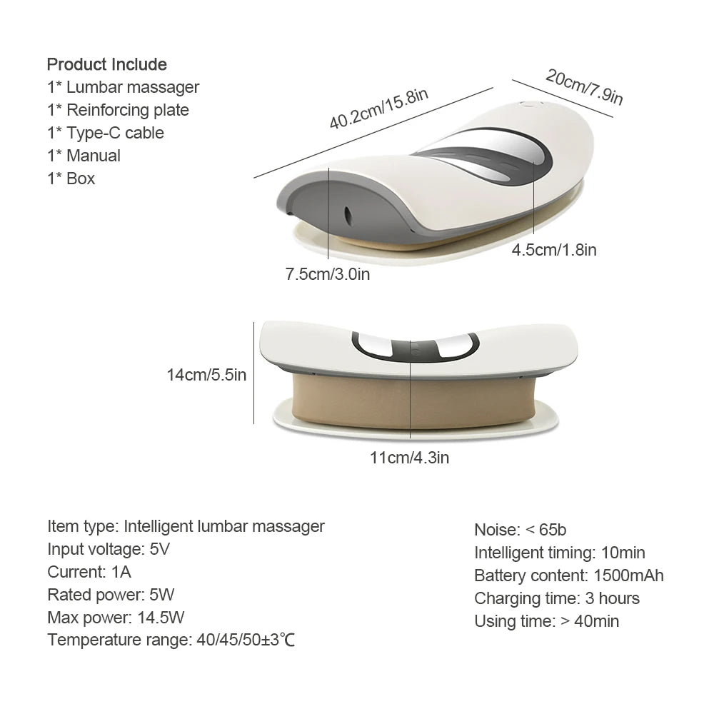 Lumbar Traction Vibration Massager